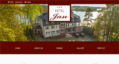 Desktop Screenshot of hoteljan.com.pl