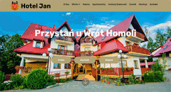Desktop Screenshot of hoteljan.net.pl