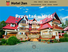 Tablet Screenshot of hoteljan.net.pl